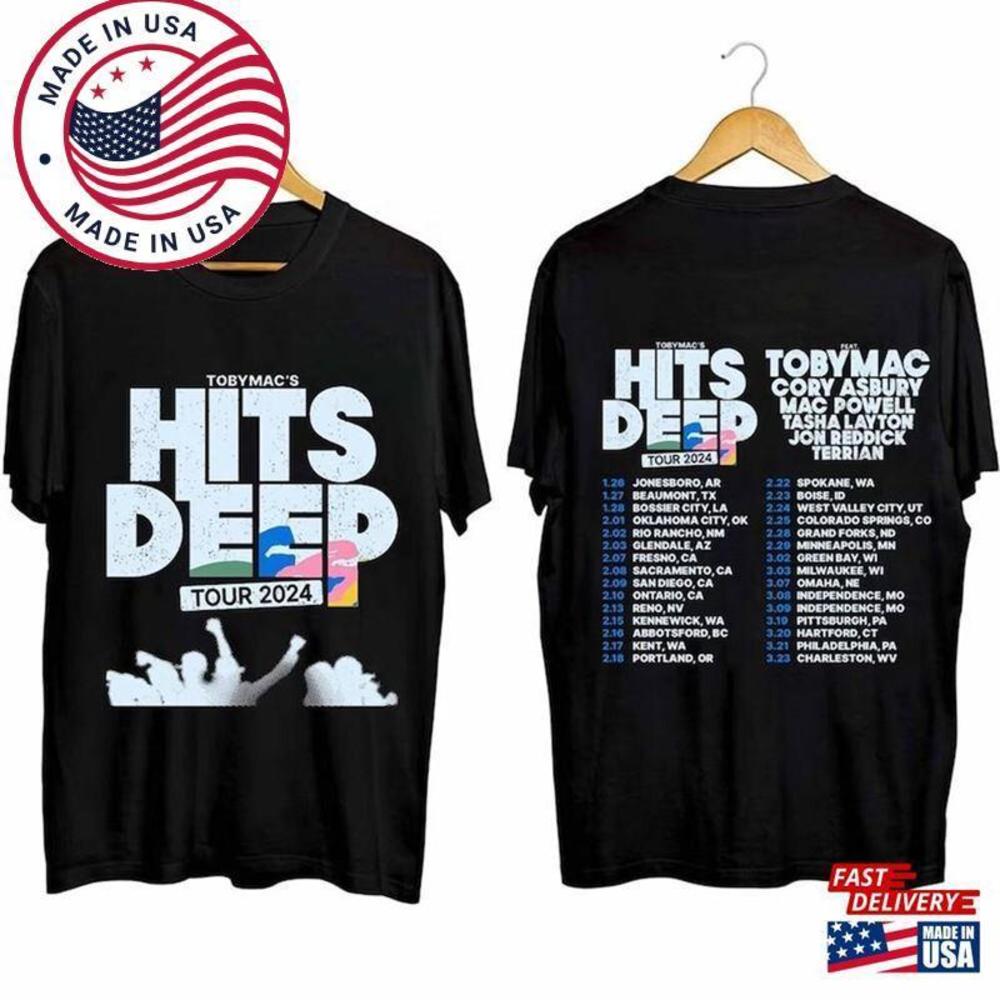 Tobymac T-Shirt Hits Deep Tour Shirt Concert Classic 2 Sided